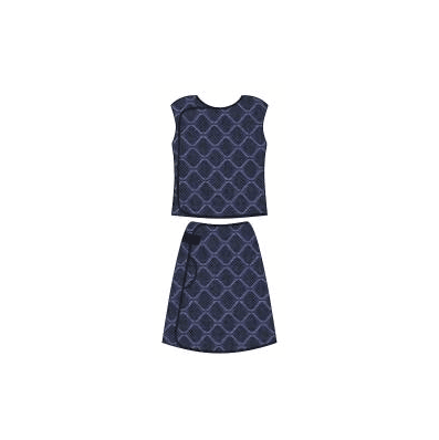 Apron, Bar Ray Designer Print #50 Royal Regis