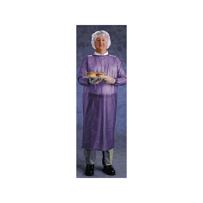 Apron Coat, 8-mil, Vinyl Heat Sealed, Sm - Me