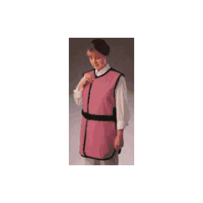 Apron, Front Close Lt Wt Lead 24x35 Med Blu -