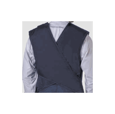 Apron, Prot Esy-wrp Lt Wt Gry .5mm 24"X35" Ha