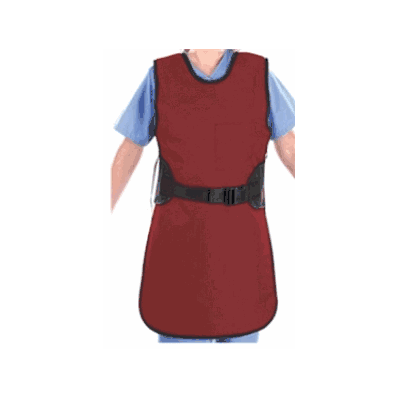 Apron, Radiation, Lead, Back Aid, Lw, Navy, S