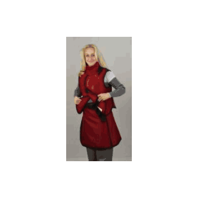 Apron Vest/Skirt Combo, Lt Weight Lg Rblu -