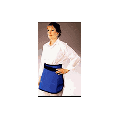 Apronette, Ptnt Xray Reg Lead Roysl Blu 12"X2