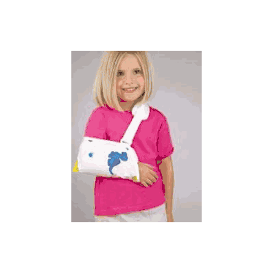 Arm Sling, Cradle Infant Poly/Ctn Nvy - - Fl
