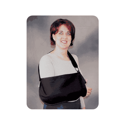 Arm Sling-foam Strap Md Black