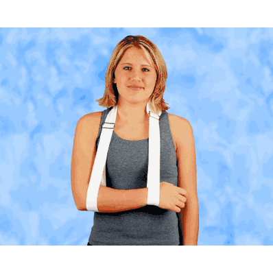 Arm sling, large, unisex with buckle closure