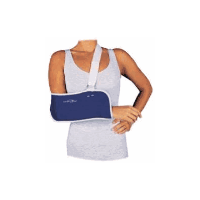 Arm sling, medium, unisex, hook and loop closure