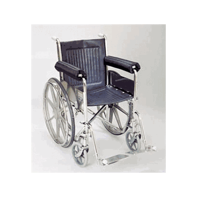 Armrest, Black, Pair, 16" - Medline