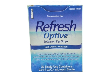 Artificial Tears, Eye Lubricant, 4 mL, 0.5% Carboxymethylcellulose ...