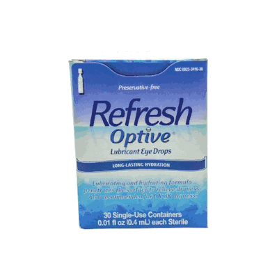 Artificial Tears, Eye Lubricant, 4 mL, 0.5% Carboxymethylcellulose ...