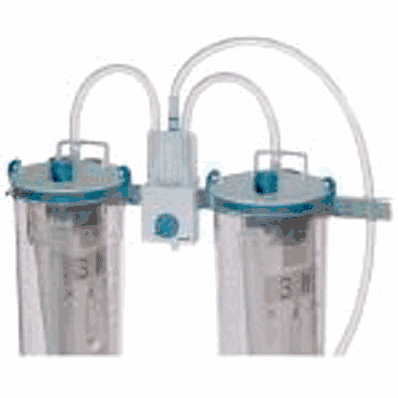 Aspirator Change-Over Valve With Clamp holder and Tubing