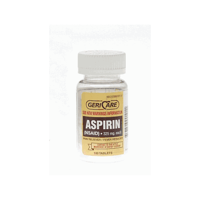 Aspirin 325mg Tab 100/Bt - Medline