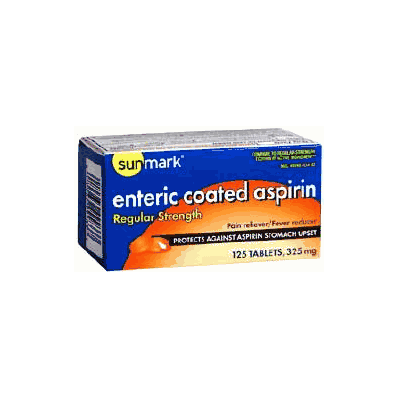 Aspirin Sunmark Tablet 125 Per Bottle 325 Mg