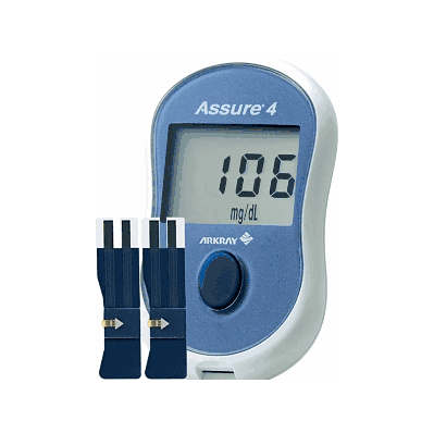 Assure 4 Blood Glucose Test Strips - Strip, T