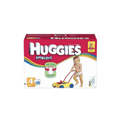 Baby Diaper, Size 4 with 22 -37 Lbs Contoured with Tab Closure, Disposable, Color: Disney