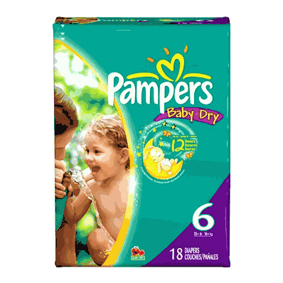 Baby Diaper, Size 6 35+ Lbs Heavy