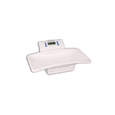 Baby Scale Digital 44 Lbs. X 1/2 Oz. White Ba