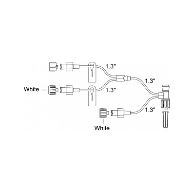 Baby Trifuse W/FlL 2 Ck Valves 2 Clamps - Tri