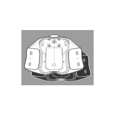 Back Panel Contour Lso 12 Inch H, White - Pa