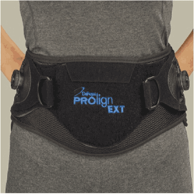 Back support, small, 30-35", unisex, black
