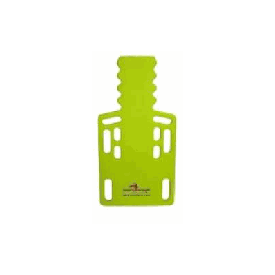 Ultra Short Backboard Lime Green Polyethyle