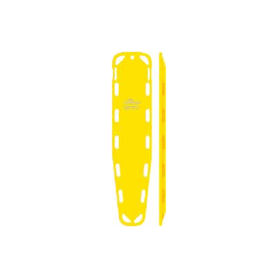 Backboard, 500 Lbs, with Pins, COLOR Yellow