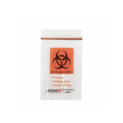 Bag, 4x6, Labguard, 3-wall, Specimen, Biohaz