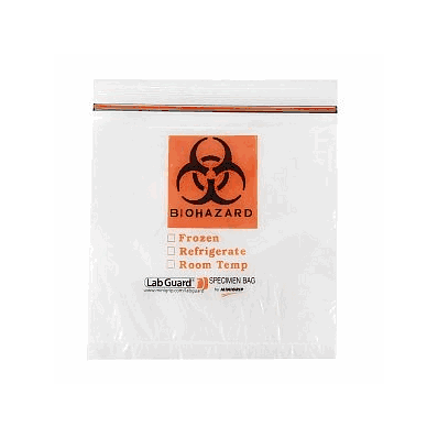 Bag, 8x8, Labguard, 3-wall, Specimen, Dispbg