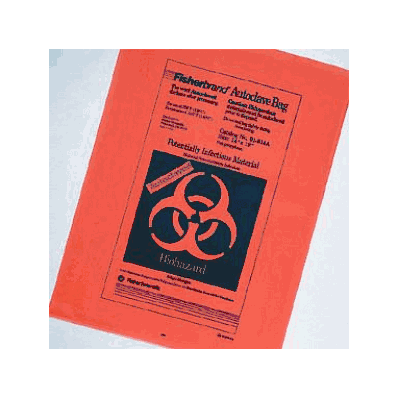 Bag, Biohaz, Orng, 8x12, 11x8.5", Autoclave