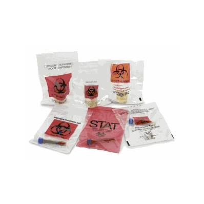 Bag, Biohazard, Clear, 36x45, 1.8ml