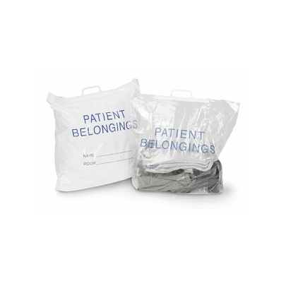 Bag, Patient Belonging, D-string - Medline