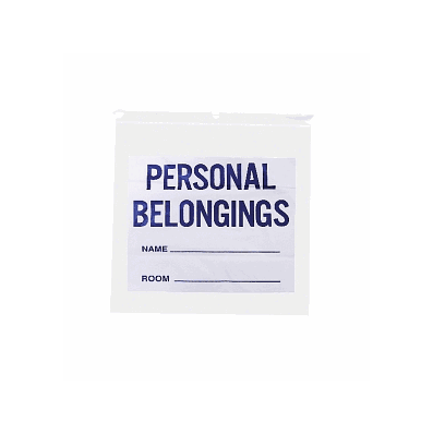 Bag, Patient, White, Belong, Drawstring, Nova