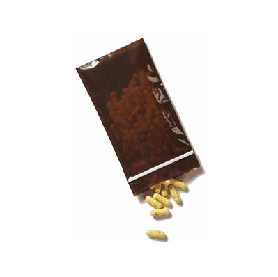 Bag, Reclosable, 4x6 3mil, Amber Uv Protect -