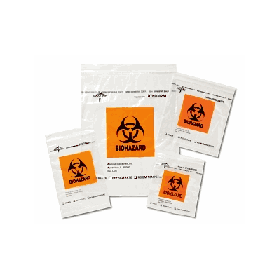 Bag, Speci, Biohazard, Ziplok, 12"X15", Pckt