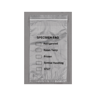 Bag, Specimen Trans, 6x10, Temp Indicators