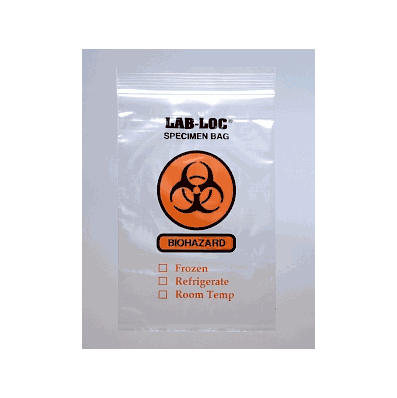 Bag, Specimn Trnsfr, Biohzrd, Clr, 12x15, 2ml