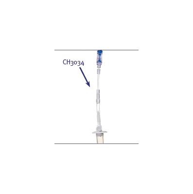 Bag Spike Adapter for use with dedicated pump set