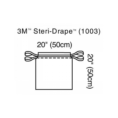 Bag, Steridrape, Isolation 20" X 20" - Medlin