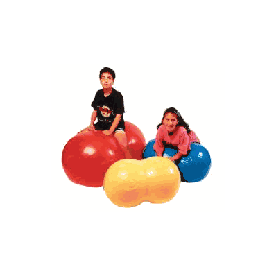 Ball, Exercise Peanut Roll 15.6" Ylw - - Fab