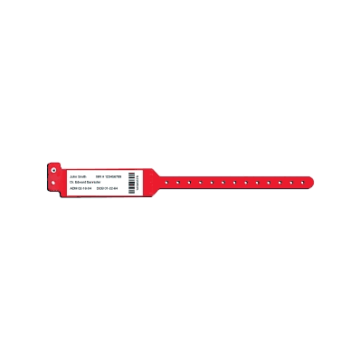 Band, ID, Sentry, Barcode, Green, 500/Bx - M