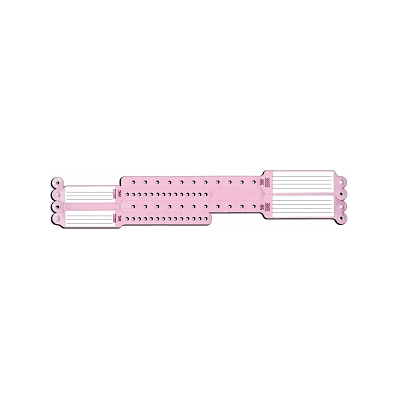 Band, ID, Veri-color, Tri-band, Blue - Medlin