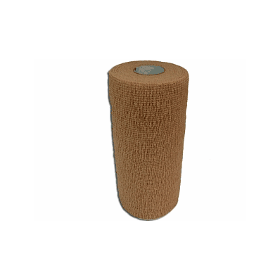 Bandage, Coflex, Hand-tear, 6"X5 Yds, Tan, Lf