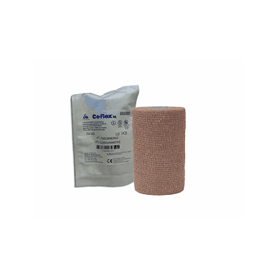 Bandage, Coflex, Sterile, 4"X5 Yd, Tan, Lf