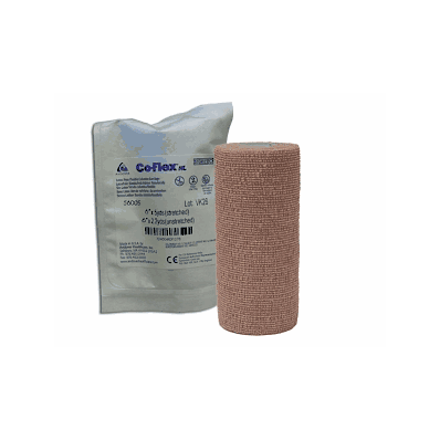 Bandage, Coflex, Sterile, 6"X5 Yd, Tan, Lf
