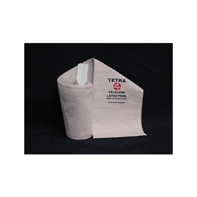 Bandage, Elas, Velcro, 1-end, Str, Lf, 4'X10