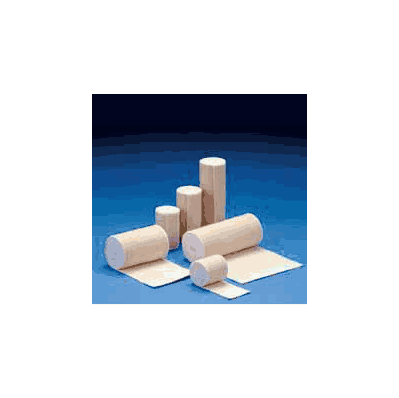 Bandage, Elastic, 4"X10yd, Nonstrl, Clip, Tan