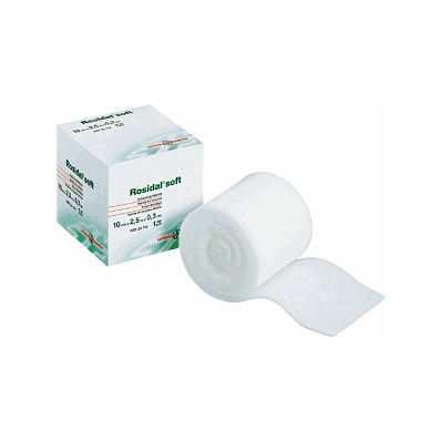 Bandage, Rosidal / Soft, 10cmx0.3cmx2.5m - Me