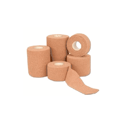 Bandage, Self Adh Co-flex Str Lf Tan 6"X5yds(