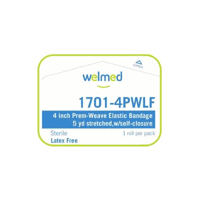 Bandage, Wnd Elast Prem-weave Str Lf 4"X5yds(
