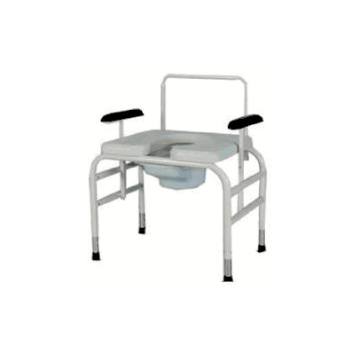 Bariatric Bed Side Commode 18 Inch - Commode,